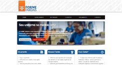 Desktop Screenshot of formefardas.com.br